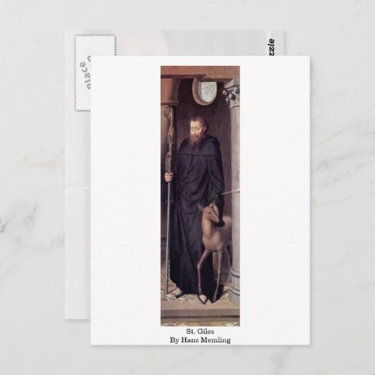 St. Giles door Hans Memling Briefkaart (Voorkant / Achterkant)