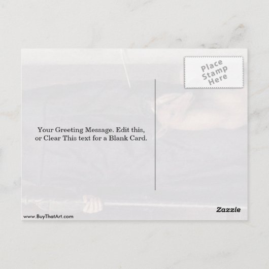 St. Giles door Hans Memling Briefkaart (Achterkant)