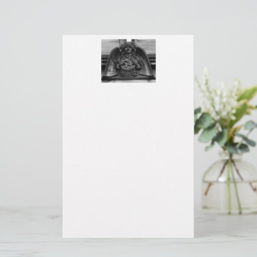 St Giles kathedraal Schotse engel Stationery Briefpapier (Staand voorkant)