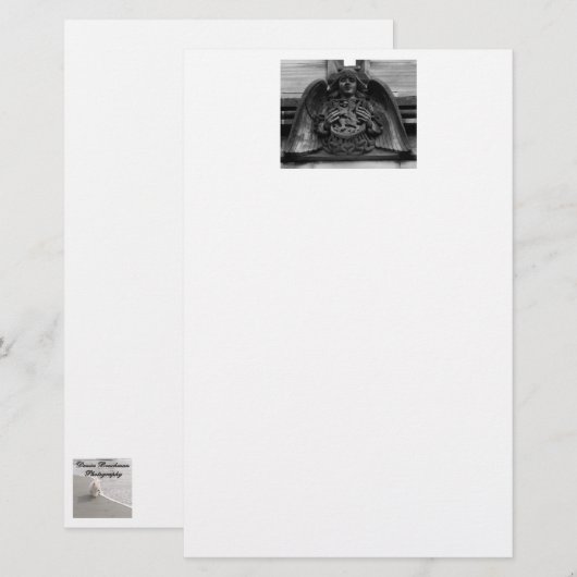 St Giles kathedraal Schotse engel Stationery Briefpapier (Voorkant / Achterkant)