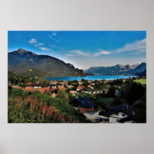 St. Gilgen en Wolfgangsee Poster (Voorkant)