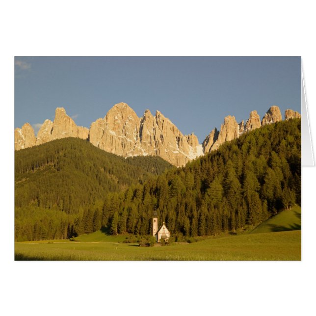 St Giovanni, Val di Funes, Dolomieten, Italië (Voorkant Horizontaal)
