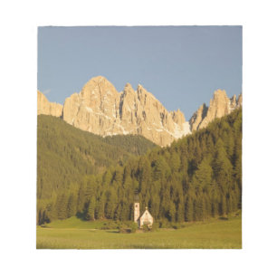St Giovanni, Val di Funes, Dolomieten, Italië Notitieblok