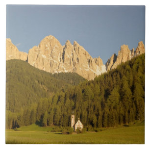 St Giovanni, Val di Funes, Dolomieten, Italië Tegeltje