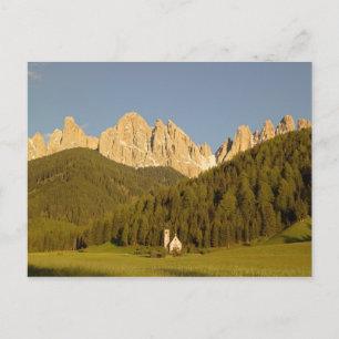 St Giovanni, Val di Funes, Dolomites, Italië Briefkaart