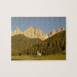 St Giovanni, Val di Funes, Dolomites, Italië Legpuzzel