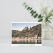 St. Goarshausen - Burg Katz Briefkaart (Staand voorkant)