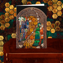  St. Gobnait Drawing a Plague Line (Detail) Kaart