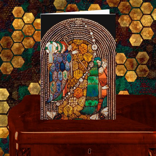  St. Gobnait Drawing a Plague Line (Detail) Kaart