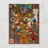 St Gobnait Drives Off Cattle Raiders with Bees Briefkaart (Voorkant)