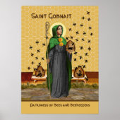 St. Gobnait of Ballyvourney (SAE 003) Poster (Voorkant)