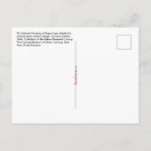 St. Gobnait tekent een pestlijn Briefkaart (Achterkant)