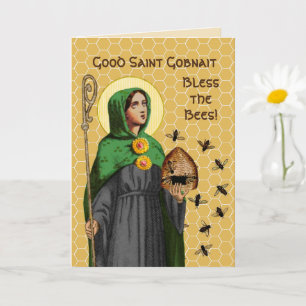 St. Gobnait van Ballyvourney (SAE 003) Groetkaart Kaart