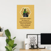St. Gobnait van Ballyvourney (SAE 003) Poster (Thuiskantoor)