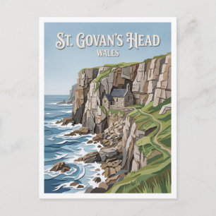 St. Govan's Head Bosherston Wales Briefkaart