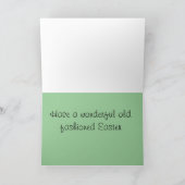 st_green_chick feestdagen kaart (Binnen)