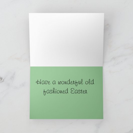 st_green_chick feestdagen kaart (Binnen)