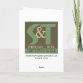 St-Green-Easter Feestdagen Kaart (Achterkant)