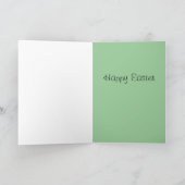 St-Green-Easter Feestdagen Kaart (Binnen)