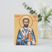 St. Gregorius de Grote, Paus van Rome Orthodoxe Ic Briefkaart (Staand voorkant)