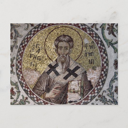 St. Gregorius de Illuminator Byzantijnse Mozaïek I Briefkaart (Voorkant)