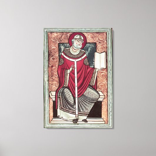 St. Gregory Canvas Afdruk (Voorkant)