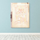 St. Gregory de Grote 2 Canvas Afdruk (Insitu (Houten vloer))