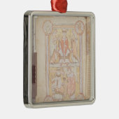 St. Gregory de Grote 2 Metalen Ornament (Rechts)