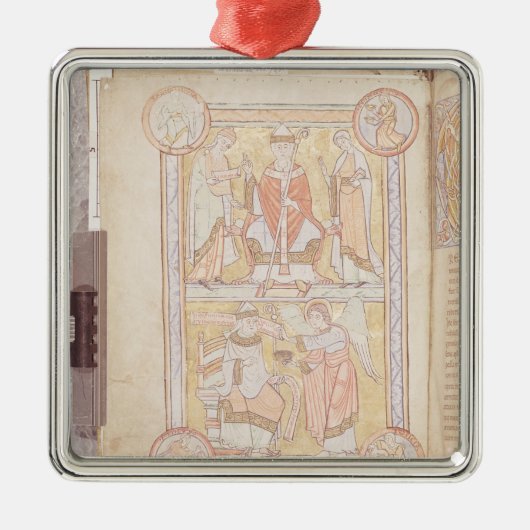 St. Gregory de Grote 2 Metalen Ornament (Voorkant)