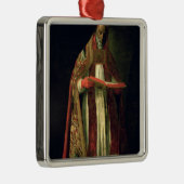 St. Gregory de Grote Metalen Ornament (Rechts)