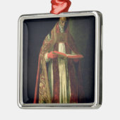 St. Gregory de Grote Metalen Ornament (Links)