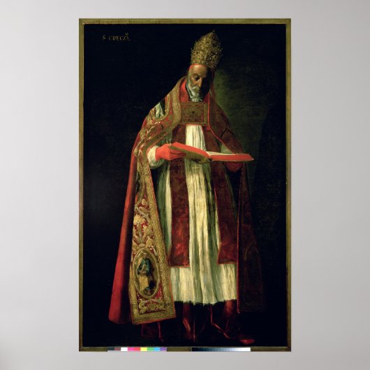 St. Gregory de Grote Poster (Voorkant)