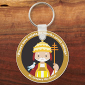 St. Gregory de Grote Sleutelhanger (Voorkant)
