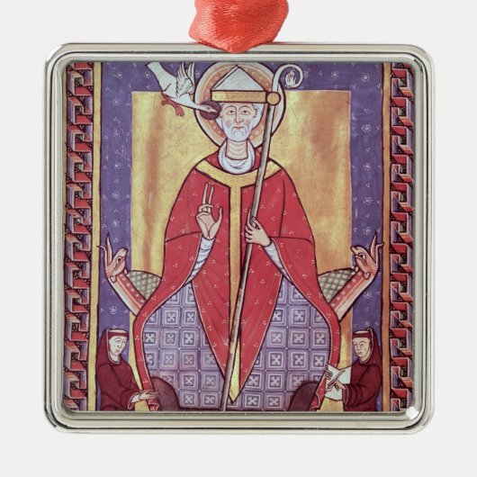 St. Gregory Metalen Ornament (Voorkant)
