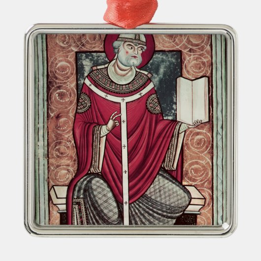 St. Gregory Metalen Ornament (Voorkant)