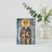 St. Gregory of Crete Orthodox Prayer Card Plaatskaartje (Staand voorkant)