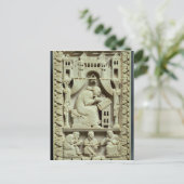 St. Gregory schrijft met onderstaande gekrabben Briefkaart (Staand voorkant)