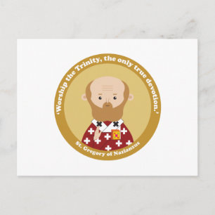 St. Gregory van Nazianzus Briefkaart