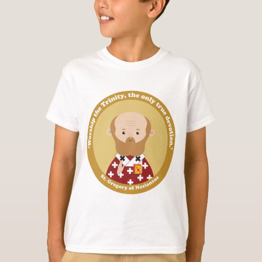 St. Gregory van Nazianzus T-shirt (Voorkant)