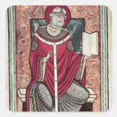 St. Gregory Vierkante Sticker (Voorkant)