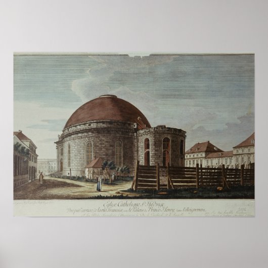 St. Hedwig, kathedraal, Berlijn Poster (Voorkant)