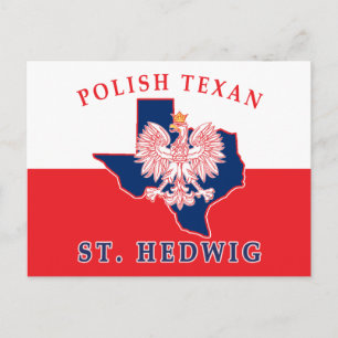 St. Hedwig Poolse Texaan Briefkaart