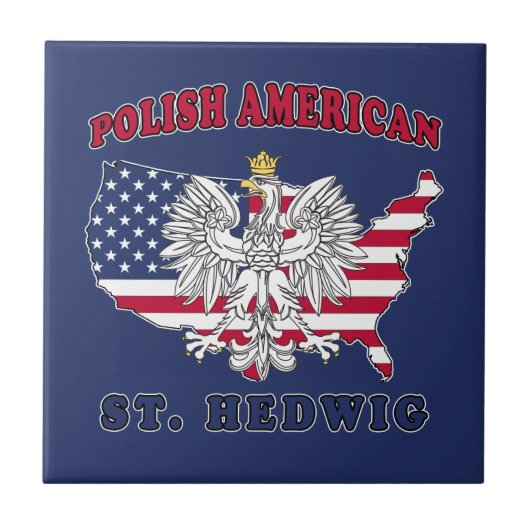 St. Hedwig Texas Pools Amerikaans Tegeltje (Voorkant)