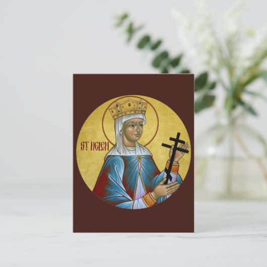 St. Helen Prayer Card Briefkaart (Staand voorkant)