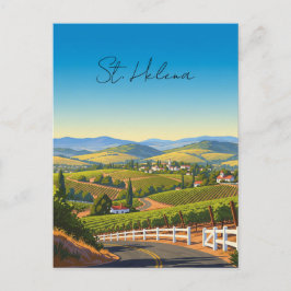  St. Helena Californië Briefkaart