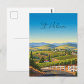 St. Helena Californië Briefkaart (Voorkant / Achterkant)