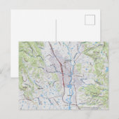 St. Helena, Californië Kaart (Voorkant / Achterkant)