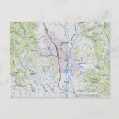 St. Helena, Californië Kaart (Voorkant)