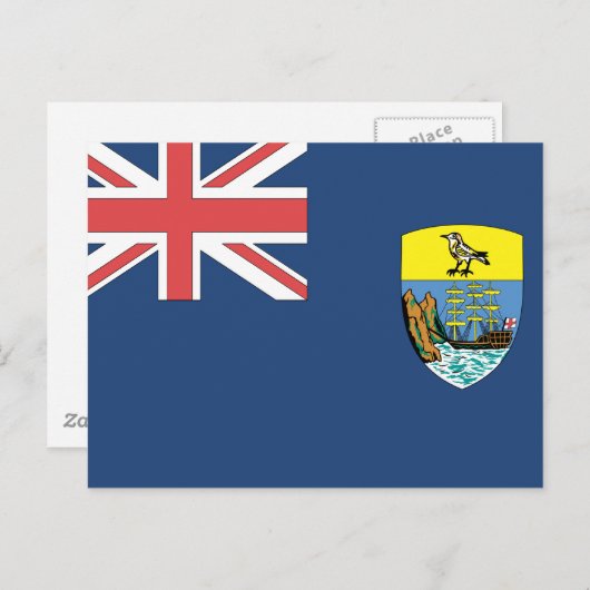 St. Helena Flag Briefkaart (Voorkant / Achterkant)
