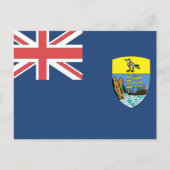 St. Helena Flag Briefkaart (Voorkant)